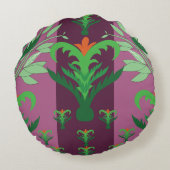 Harmony Line Pattern Decorative Throw Pillow – Bal ラウンドクッション (裏面)