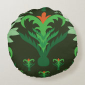 Harmony Line Pattern Decorative Throw Pillow – Bal ラウンドクッション (裏面)