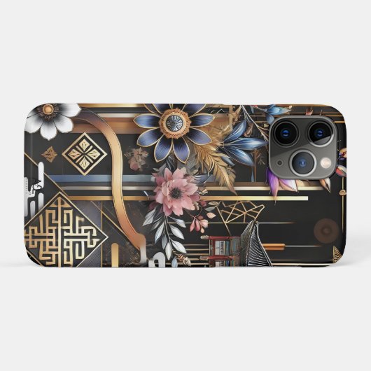 Harmony of Heritage and Modernity Case-Mate iPhoneケース (裏面(横))
