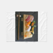 Harmony on Hinoki – Sushi Platter Fleece Blanket フリースブランケット (正面(横))