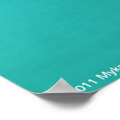 "Harmony" Rainbow Flower Child Fairy Poster ポスター (角)