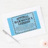 Harnonicaライセンス矩形ステッカー 長方形シール (封筒)