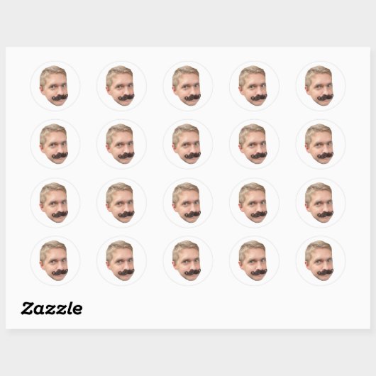 Harold Face Sticker ラウンドシール (シート)