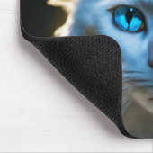 Haroon CuteCatグリッドマモダンウスパッドのギフト マウスパッド (コーナー)