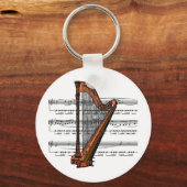 Harp musical 02 B キーホルダー (正面)