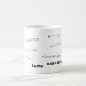 Harpendenのフォント コーヒーマグカップ (中央)