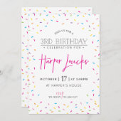 HARPERのカスタム招待デザイン 招待状 (正面/裏面)