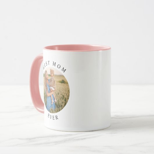 HARPERラウンドモダンフォトマ最高のマ・エバーコーヒーマグ マグカップ (正面左)