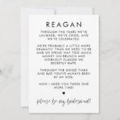 HARPER写真の花嫁の提案 招待状 (裏面)