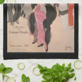 Harper's Bazaar fall fashion 1913 art deco キッチンタオル (折り畳み)