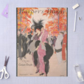 Harper's Bazaar fall fashion 1913 art deco 薄葉紙 (クラフト)