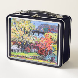 Harper's Ferry West Virginia / Artist Larry Lerew メタルランチボックス