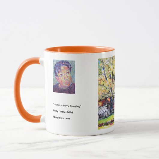 Harper's Ferry, West Virginia / Larry Lerew マグカップ (左)