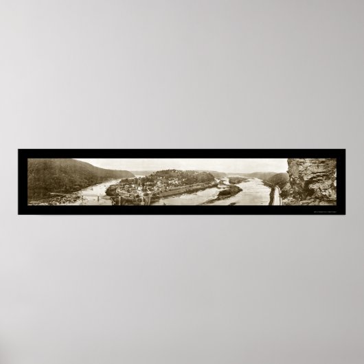 Harpers Ferry WV Photo 1912 ポスター (正面)