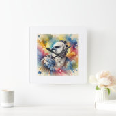 Harpie Eagle 050824AREF151 - Watercolor スクエア壁時計 (ホーム)