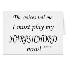 Harpsichordの声は必然遊