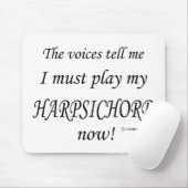 Harpsichordの声は必然遊 マウスパッド (マウス)