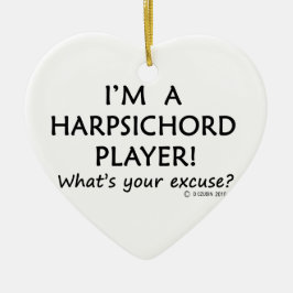 Harpsichordプレーヤーの言い訳 セラミックオーナメント