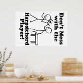 Harpsichordプレーヤーを混乱させないようにする ポスター (キッチン)