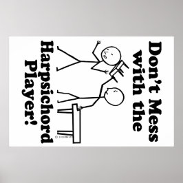 Harpsichordプレーヤーを混乱させないようにする ポスター