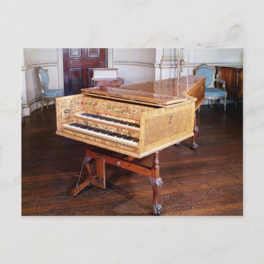Harpsichord, by Jacob Kirckman, English, 1766 ポストカード (正面)