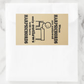 Harpsichordsアウトレイド長方形ステッカー 長方形シール (バッグ)