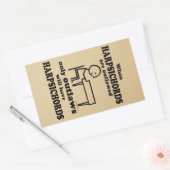 Harpsichordsアウトレイド長方形ステッカー 長方形シール (封筒)