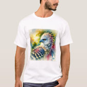 Harpy Eagle 240824AREF108 - Watercolor Tシャツ (正面)