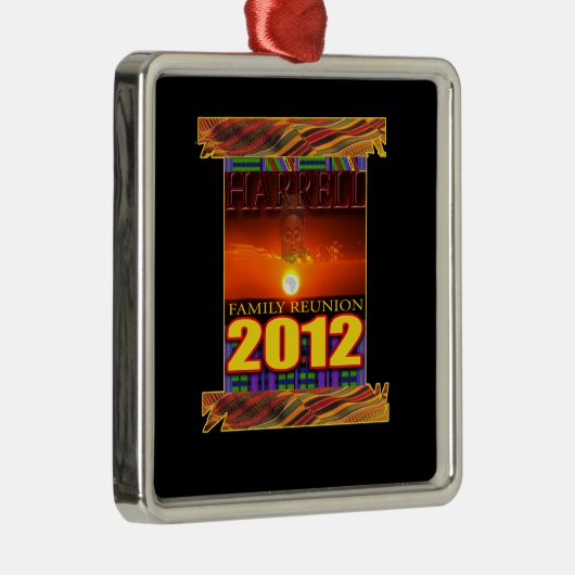 Harrellの家族会のネックレス メタルオーナメント (右)