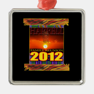 Harrellの家族会のネックレス メタルオーナメント