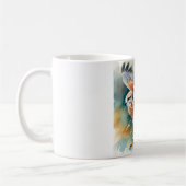 Harrier in flight 060924AREF109 - Watercolor コーヒーマグカップ (左)