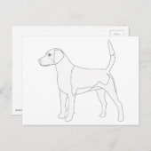 Harrier Ready to Colorデザイン ポストカード (正面/裏面)