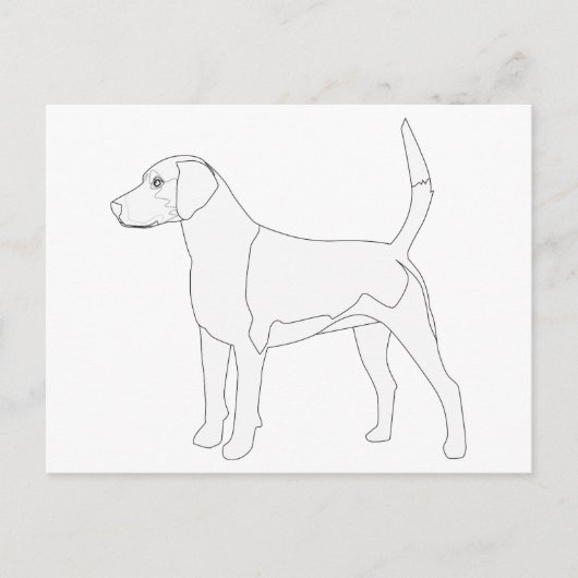 Harrier Ready to Colorデザイン ポストカード (正面)