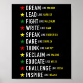 Harriet Black History Monthのようなマーティンリードのように ポスター (正面)