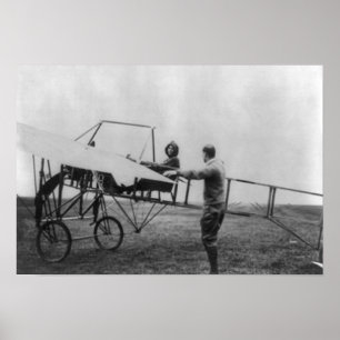 Harriet Quimbyの飛行機写真 ポスター