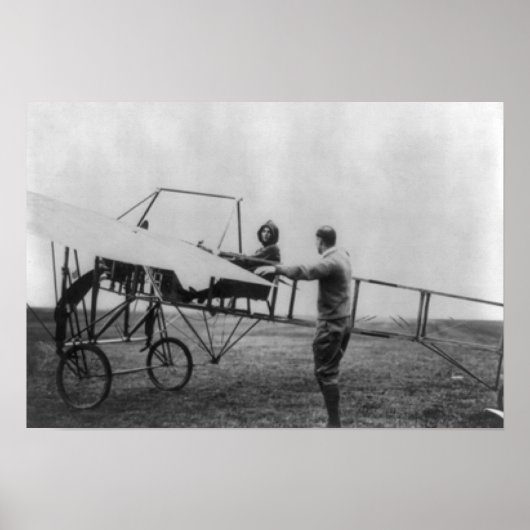 Harriet Quimbyの飛行機写真 ポスター (正面)