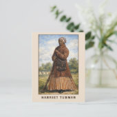 Harriet Tubman Art In Color ポストカード (スタンド正面)