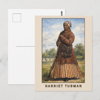 Harriet Tubman Art In Color ポストカード