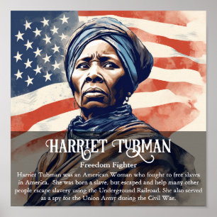 Harriet Tubman Black History Month Classroom ポスター