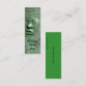 Harriet Tubman in Bronzeブックマーク名刺 スキニー名刺 (正面/裏面)