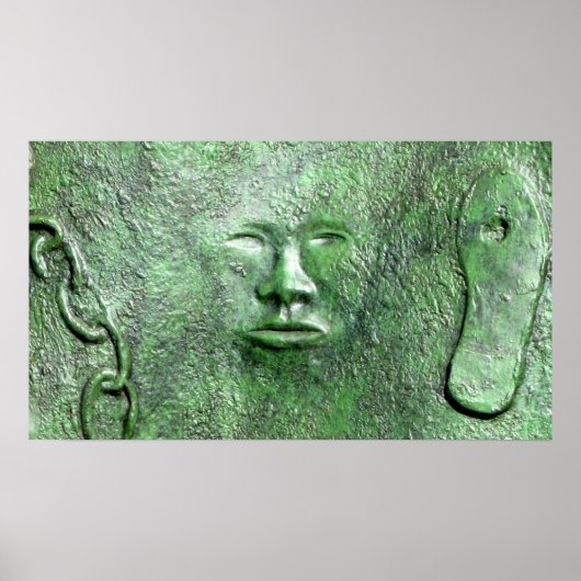 Harriet Tubman in Bronzeポスター ポスター (正面)