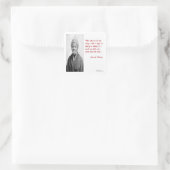 Harriet Tubman "Liberty Or Death"引用文・ギフト スクエアシール (バッグ)