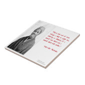 Harriet Tubman "Liberty Or Death"引用文・ギフト タイル (側面)