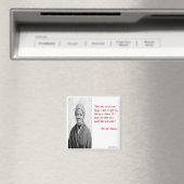 Harriet Tubman "Liberty Or Death"引用文・ギフト マグネット (インサイチュ (食洗機))