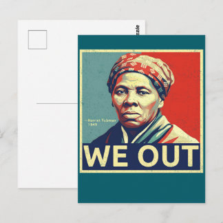 Harriet Tubman We Out Freedom Historic Portrait ポストカード