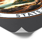 Harriman State Park New York Badge _1  ポスター (角)