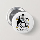Harringtonの家紋 缶バッジ (正面&裏面)