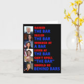 Harrisがバーに失敗したバー カード (黄色い花)