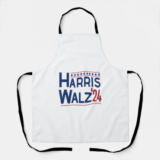 HarrisとWalz 2024選挙ペアリング エプロン (正面)