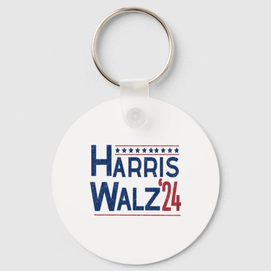 HarrisとWalz 2024選挙ペアリング キーホルダー (正面)